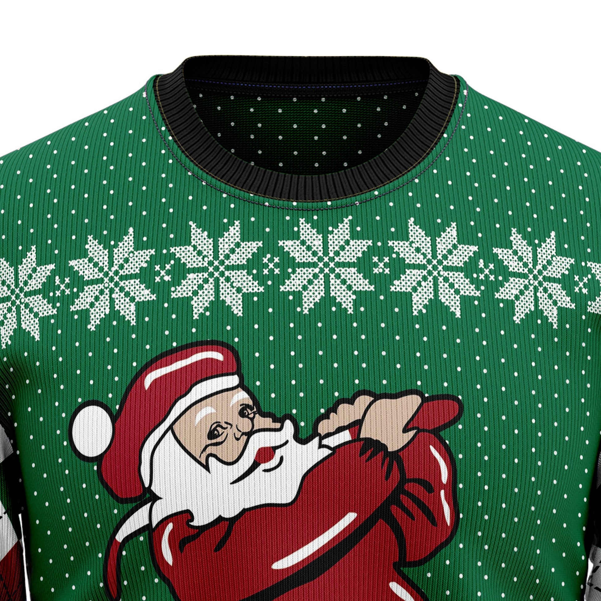 litzzy Golfer Santa G5925 Ugly Christmas Sweater -  Best Gift For Christmas, Noel Malalan - Christmas Signature sweater   