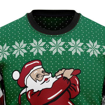 litzzy Golfer Santa G5925 Ugly Christmas Sweater -  Best Gift For Christmas, Noel Malalan - Christmas Signature sweater   