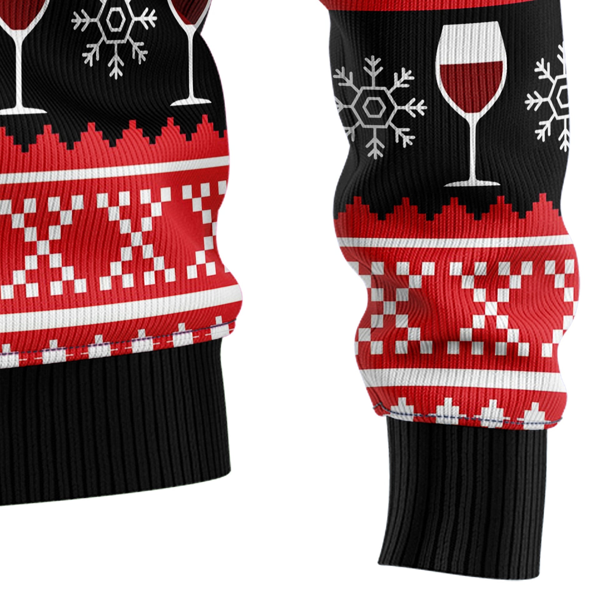 litzzy Red Wine HZ92401 Ugly Christmas Sweater -  Best Gift For Christmas, Noel Malalan - Christmas Signature sweater   