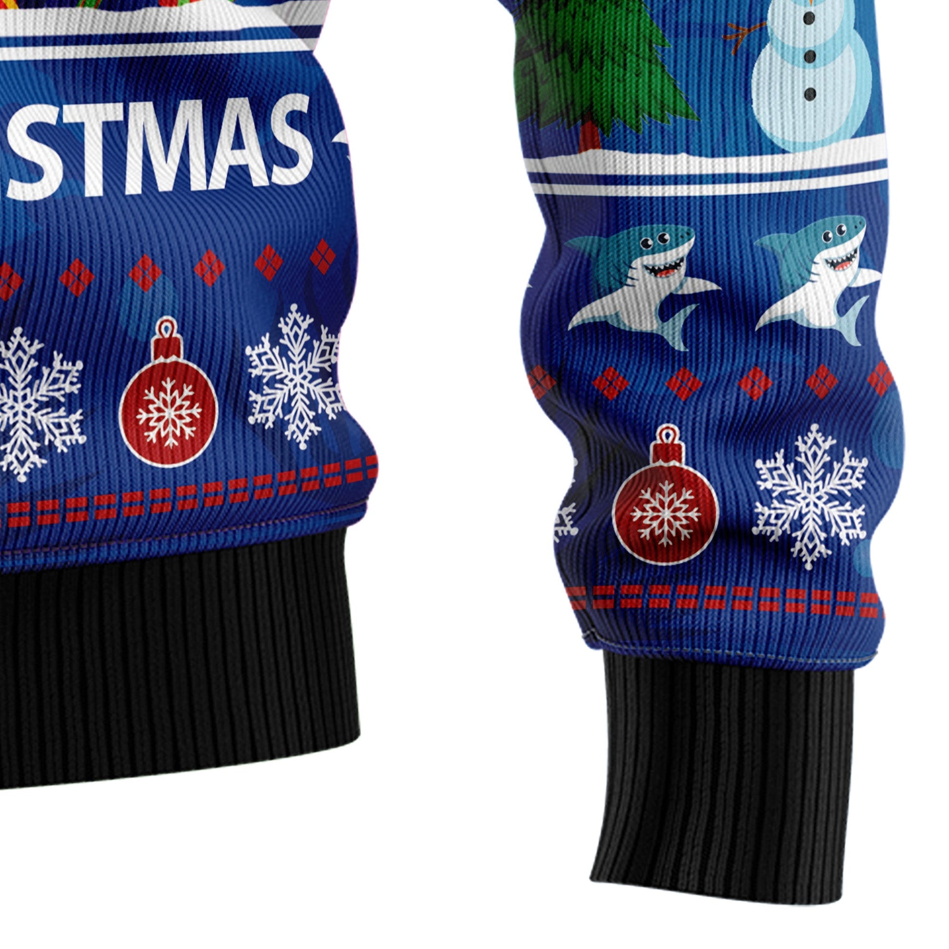 litzzy Shark Holly Jawly Christmas G5116 Ugly Christmas Sweater -  Best Gift For Christmas, Noel Malalan - Christmas Signature sweater   