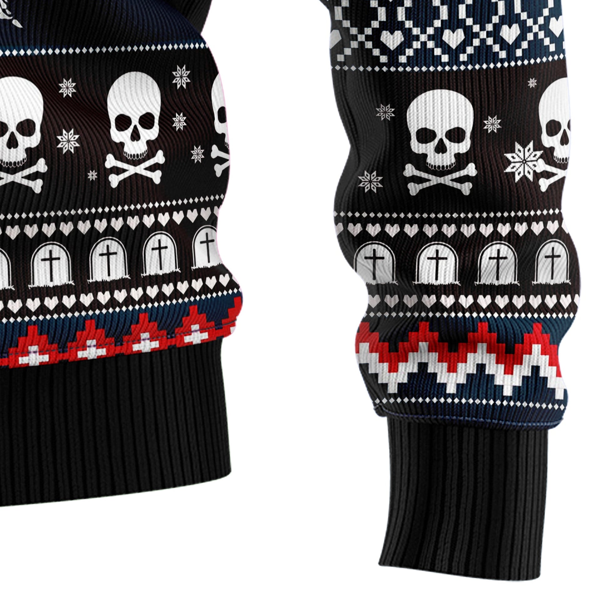 litzzy Skeleton Merry Creepmas TY510 Ugly Christmas Sweater -  Best Gift For Christmas, Noel Malalan - Christmas Signature sweater   
