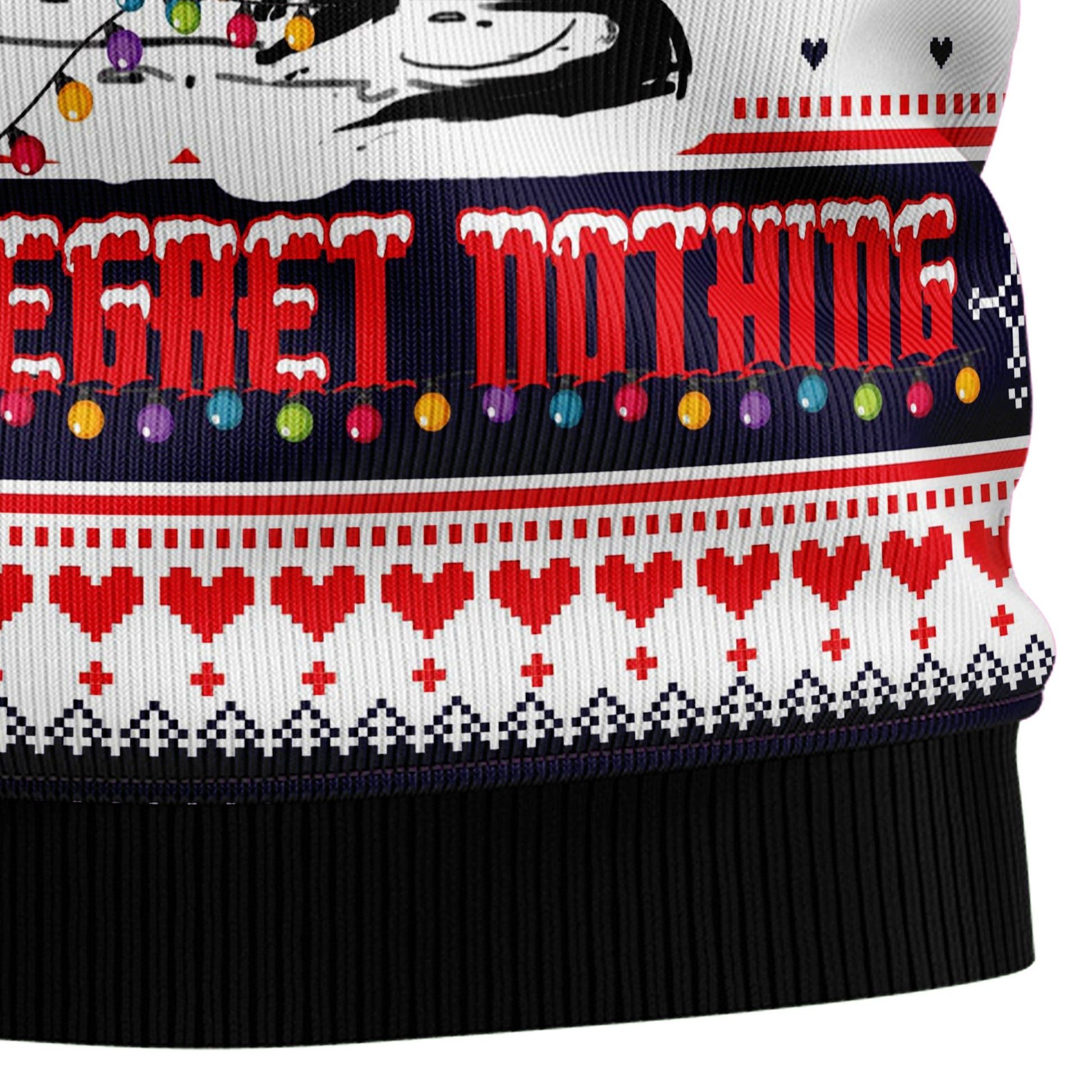 litzzy Naughty List Cat Meow G5119 Ugly Christmas Sweater -  Best Gift For Christmas, Noel Malalan - Christmas Signature sweater   