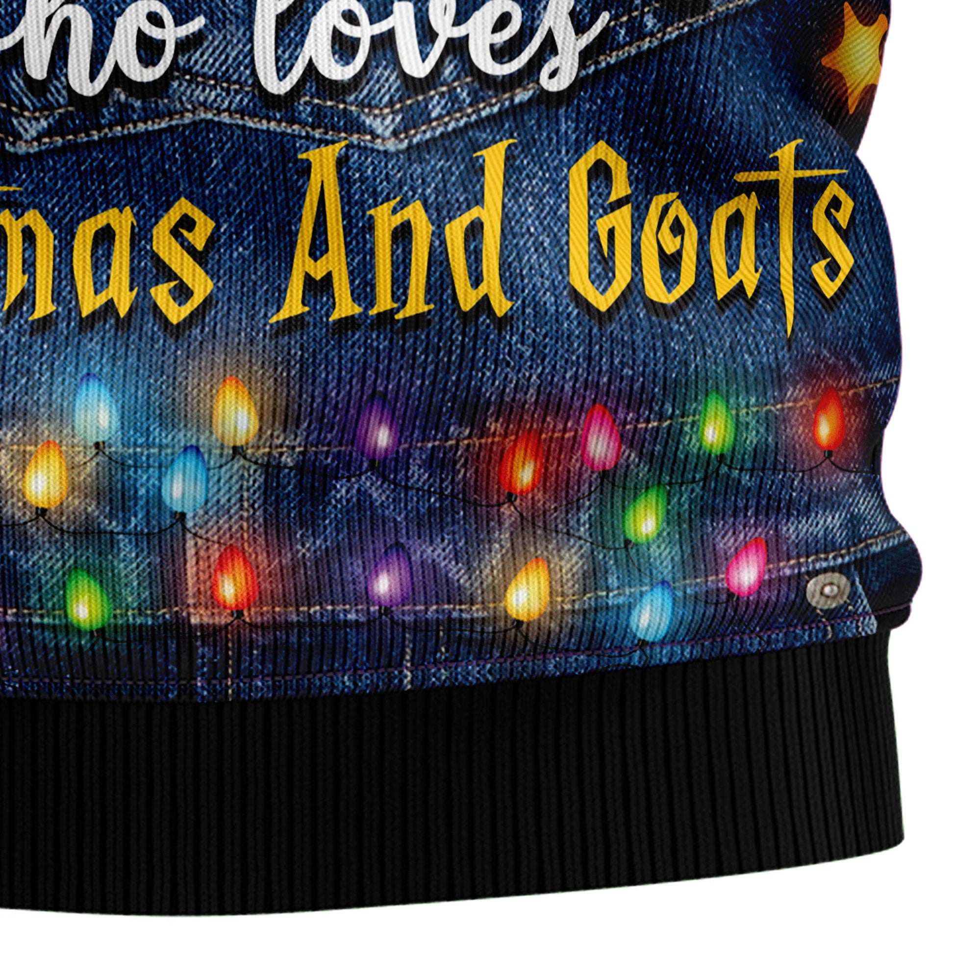 litzzy Just A Girl Who Loves Christmas And Goats TG51022 Ugly Christmas Sweater -  Best Gift For Christmas, Noel Malalan - Christmas Signature sweater   
