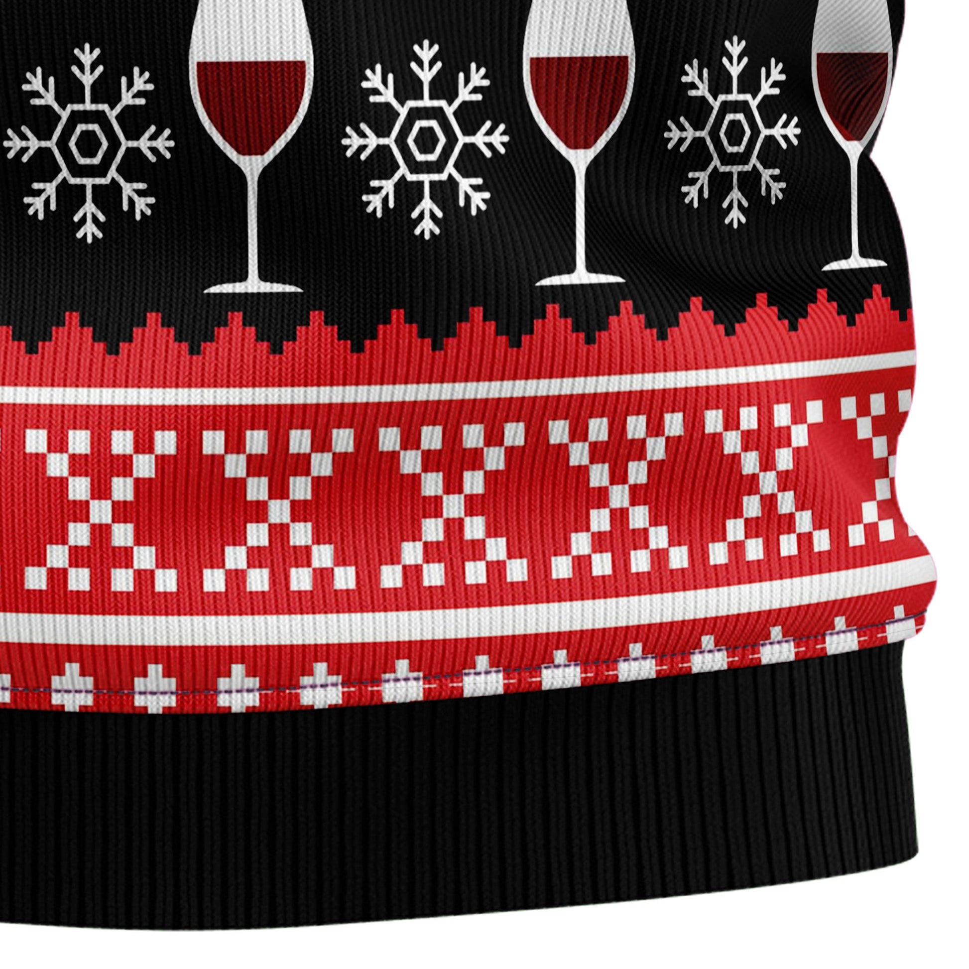 litzzy Red Wine HZ92401 Ugly Christmas Sweater -  Best Gift For Christmas, Noel Malalan - Christmas Signature sweater   