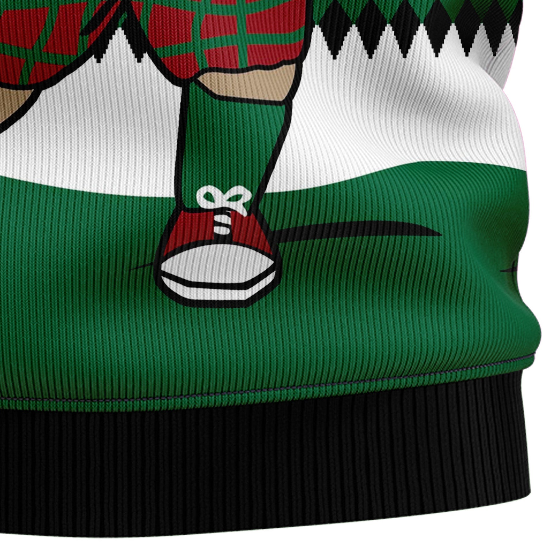 litzzy Golfer Santa G5925 Ugly Christmas Sweater -  Best Gift For Christmas, Noel Malalan - Christmas Signature sweater   