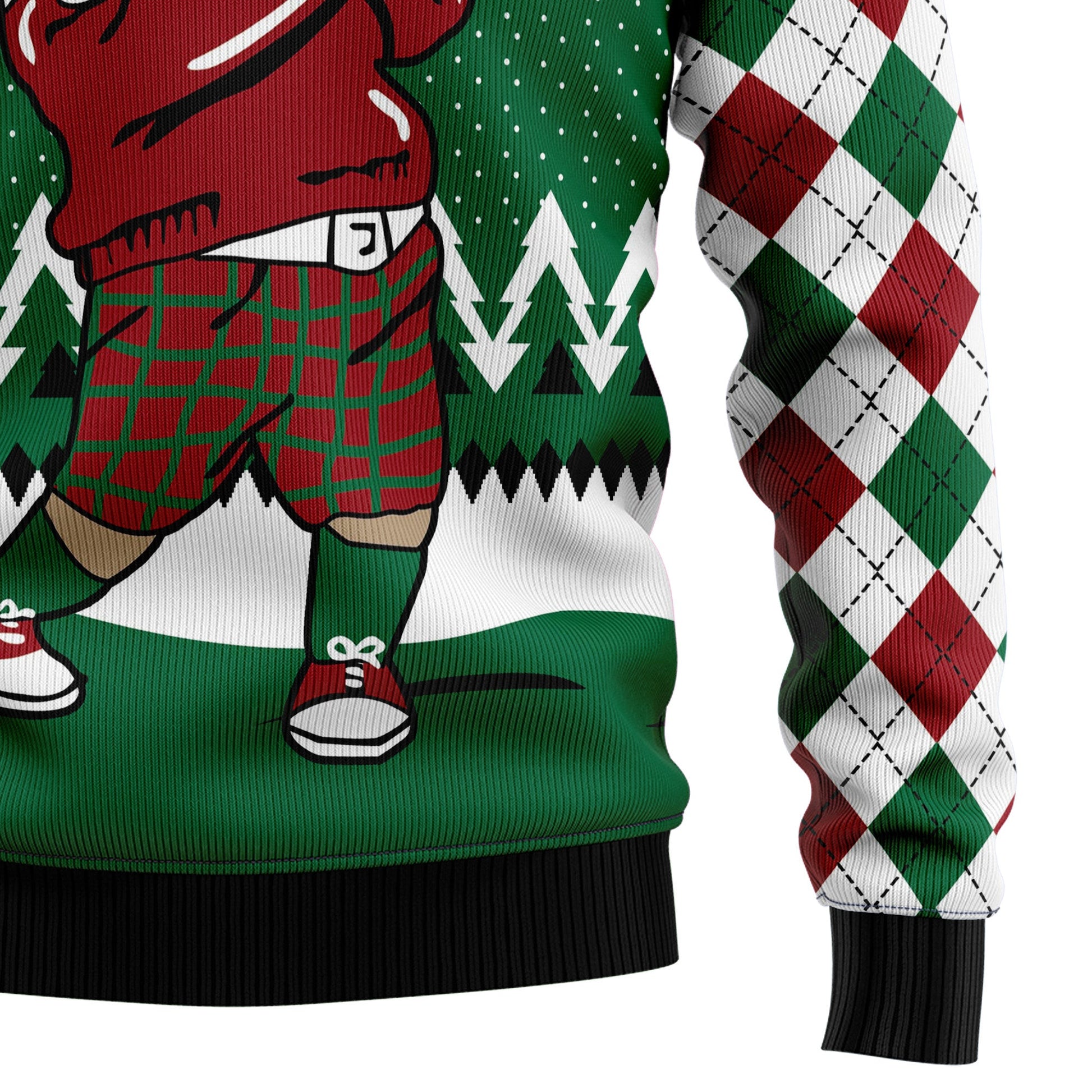 litzzy Golfer Santa G5925 Ugly Christmas Sweater -  Best Gift For Christmas, Noel Malalan - Christmas Signature sweater   
