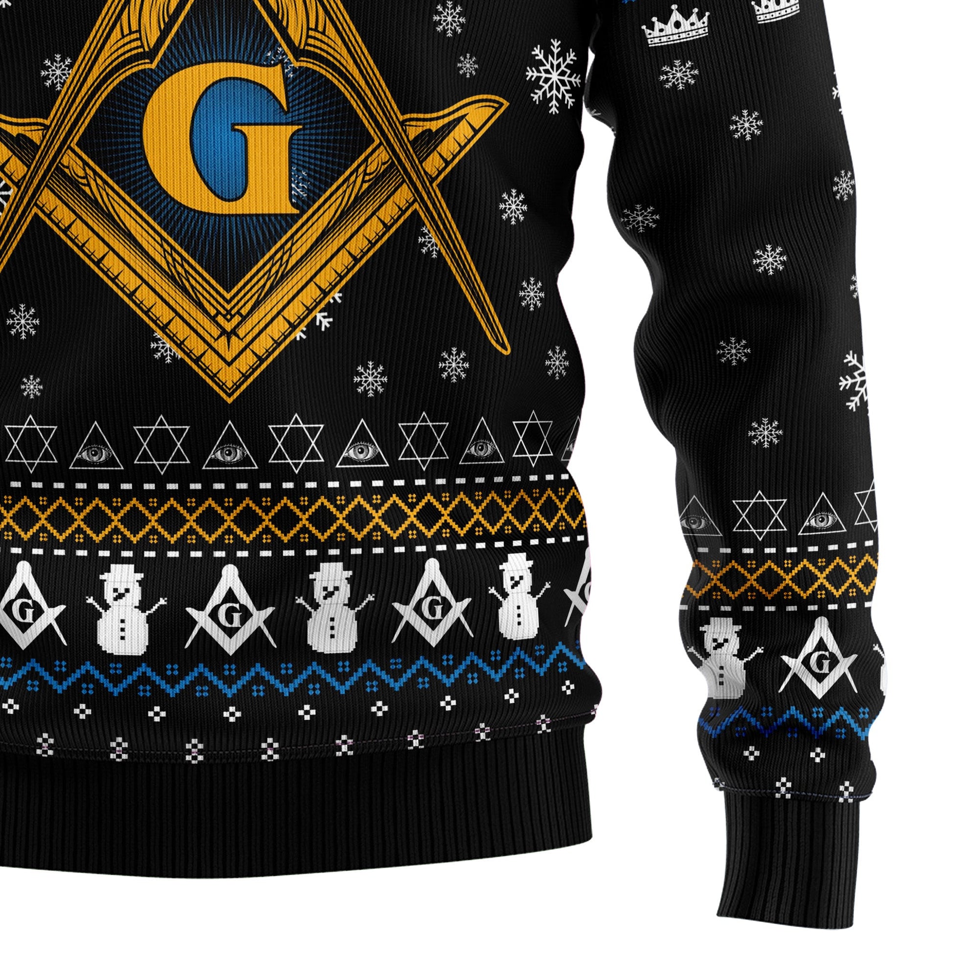 litzzy Freemason D3009 Ugly Christmas Sweater -  Best Gift For Christmas, Noel Malalan - Christmas Signature sweater   