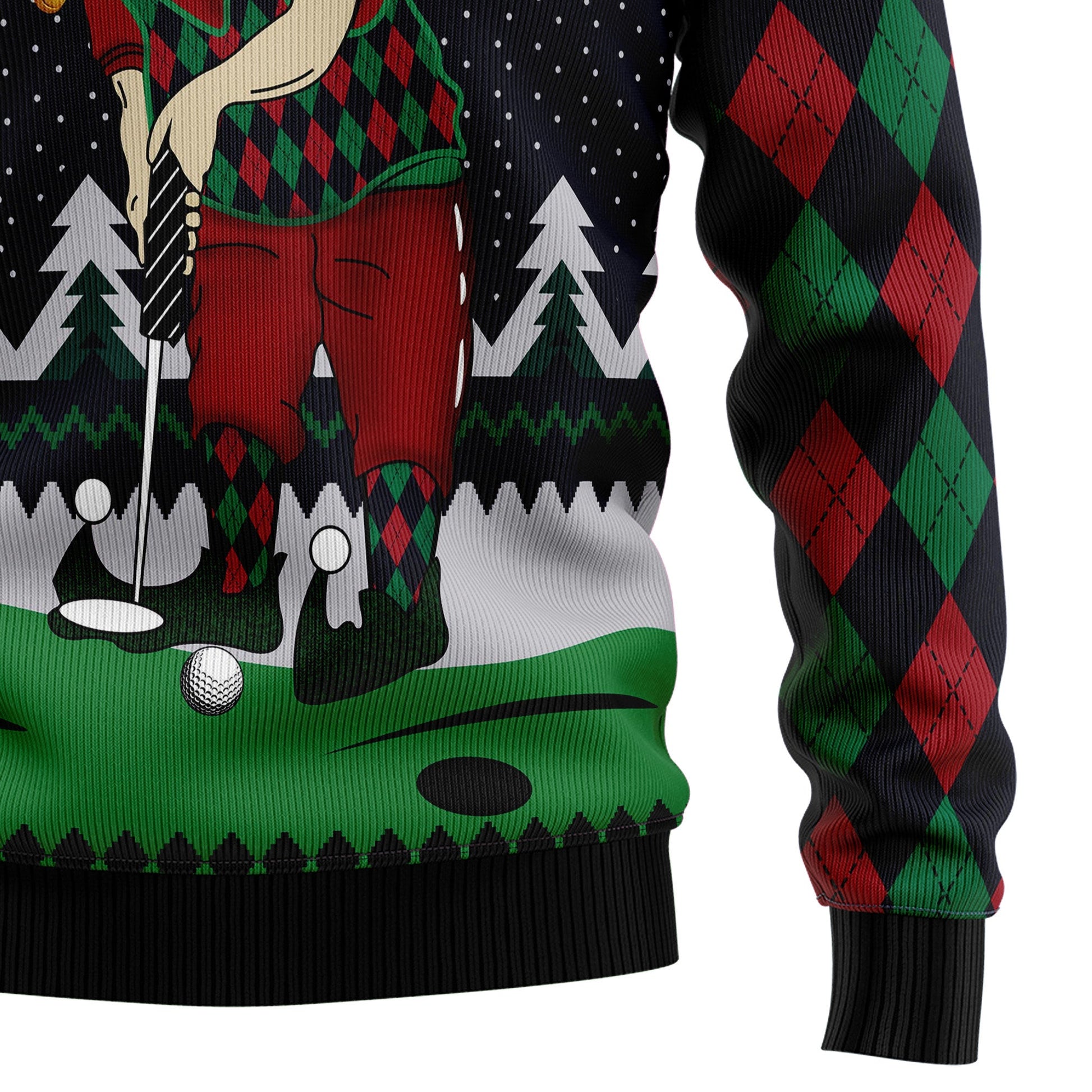 litzzy Golf Lover T1410 Ugly Christmas Sweater -  Best Gift For Christmas, Noel Malalan - Christmas Signature sweater   