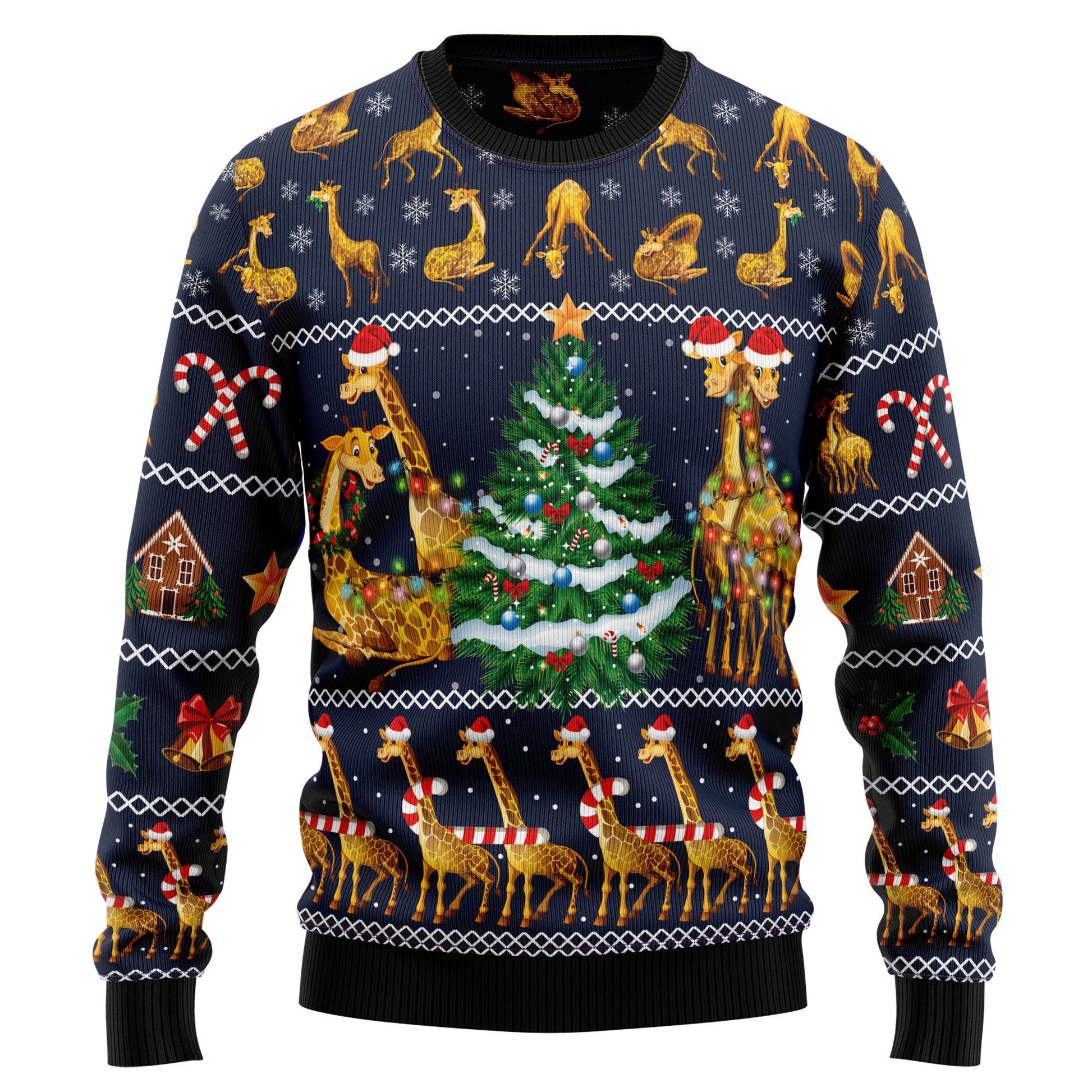 litzzy Love Giraffe G5114 Ugly Christmas Sweater -  Best Gift For Christmas, Noel Malalan - Christmas Signature sweater   