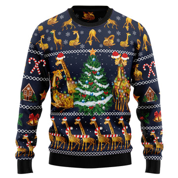 litzzy Love Giraffe G5114 Ugly Christmas Sweater -  Best Gift For Christmas, Noel Malalan - Christmas Signature sweater   