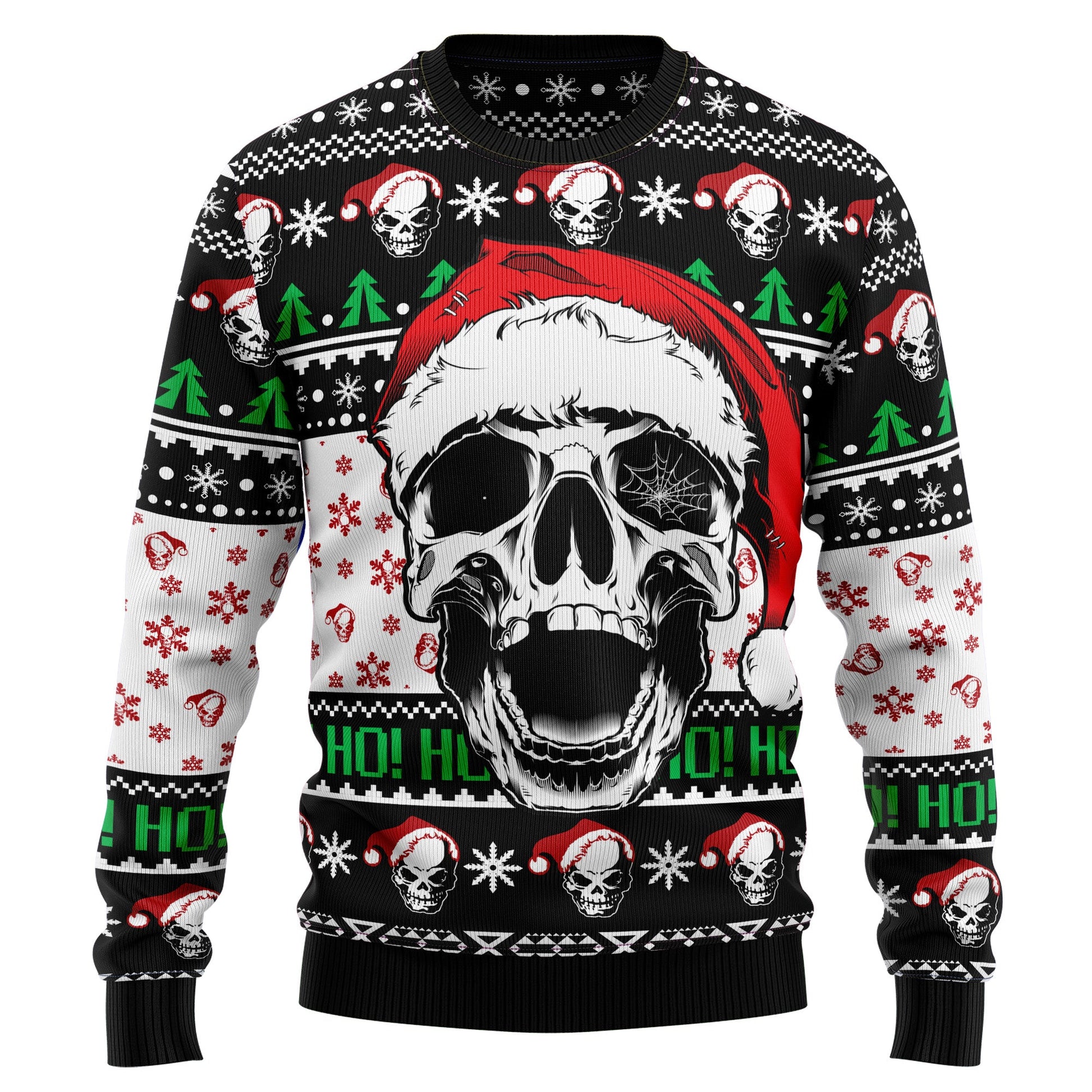 litzzy Skull Xmas D0210 Ugly Christmas Sweater -  Best Gift For Christmas, Noel Malalan - Christmas Signature sweater   