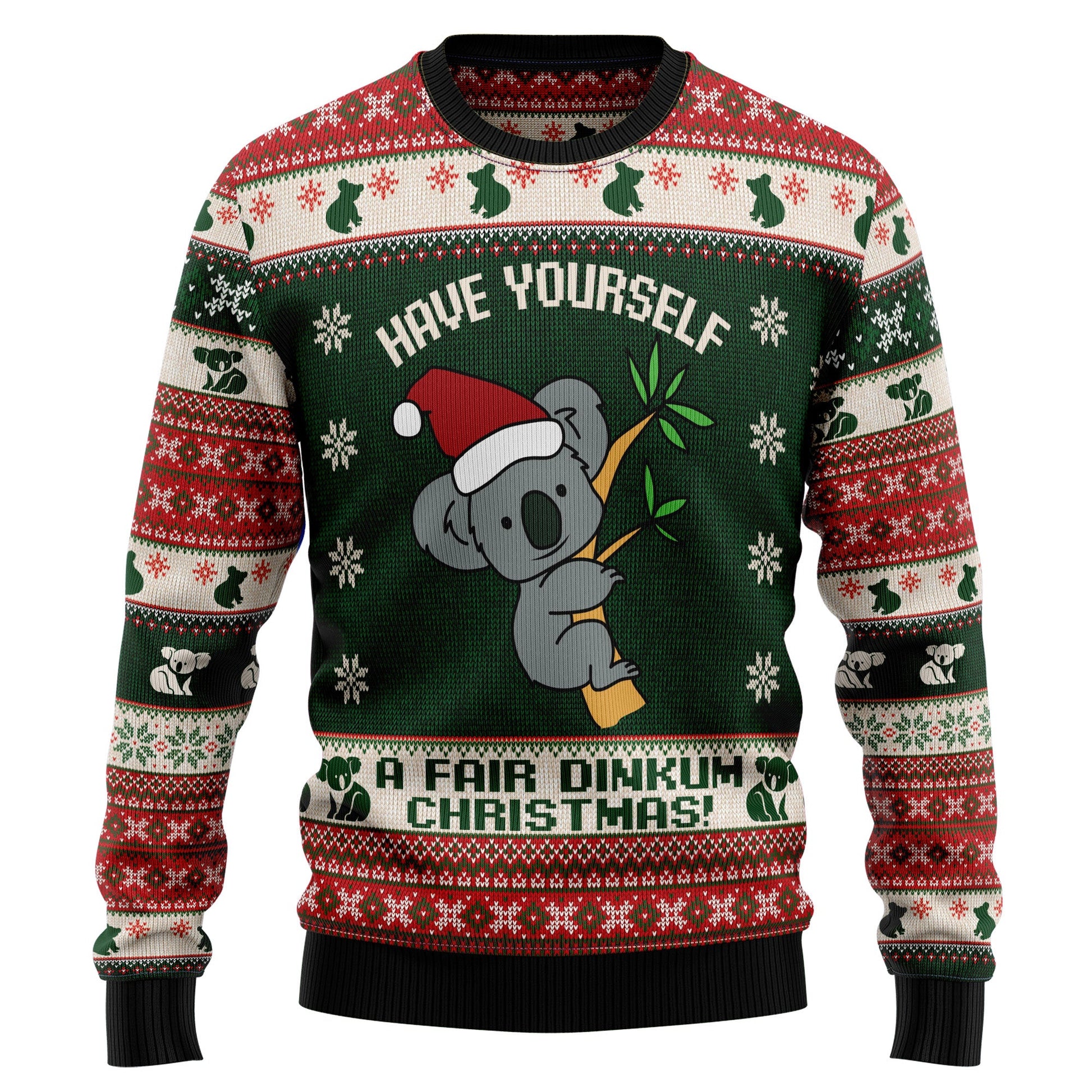 litzzy Australian Fair Dinkum Christmas HT100123 Ugly Christmas Sweater -  Best Gift For Christmas, Noel Malalan - Christmas Signature sweater   