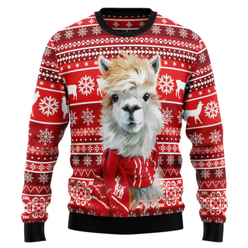 litzzy Festive Llama Xmas HZ92307 Ugly Christmas Sweater -  Best Gift For Christmas, Noel Malalan - Christmas Signature sweater   
