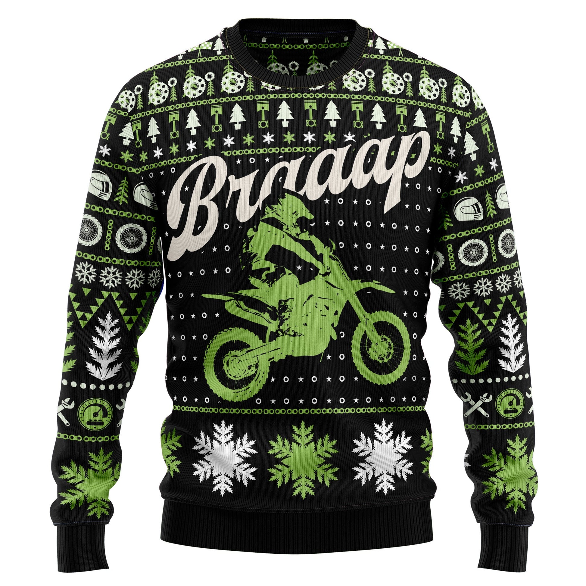 litzzy Braaap Moto HZ102614 Ugly Christmas Sweater -  Best Gift For Christmas, Noel Malalan - Christmas Signature sweater   