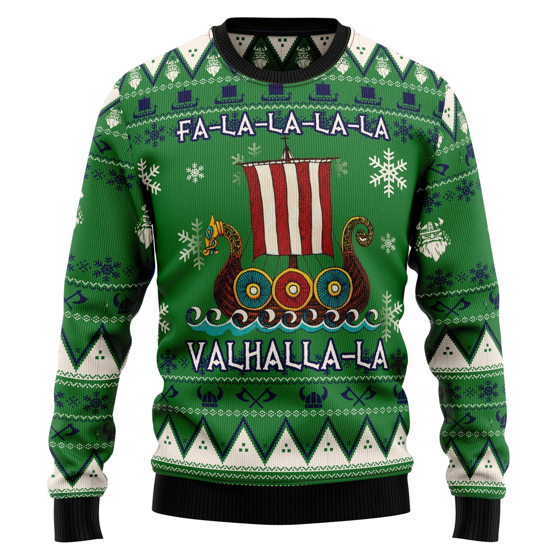 litzzy Amazing Viking HZ92407 Ugly Christmas Sweater -  Best Gift For Christmas, Noel Malalan - Christmas Signature sweater   