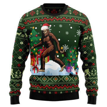 litzzy Big Foot Xmas D0110 Ugly Christmas Sweater -  Best Gift For Christmas, Noel Malalan - Christmas Signature sweater   