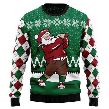 litzzy Golfer Santa G5925 Ugly Christmas Sweater -  Best Gift For Christmas, Noel Malalan - Christmas Signature sweater   