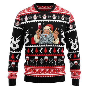 litzzy Red Wine HZ92401 Ugly Christmas Sweater -  Best Gift For Christmas, Noel Malalan - Christmas Signature sweater   