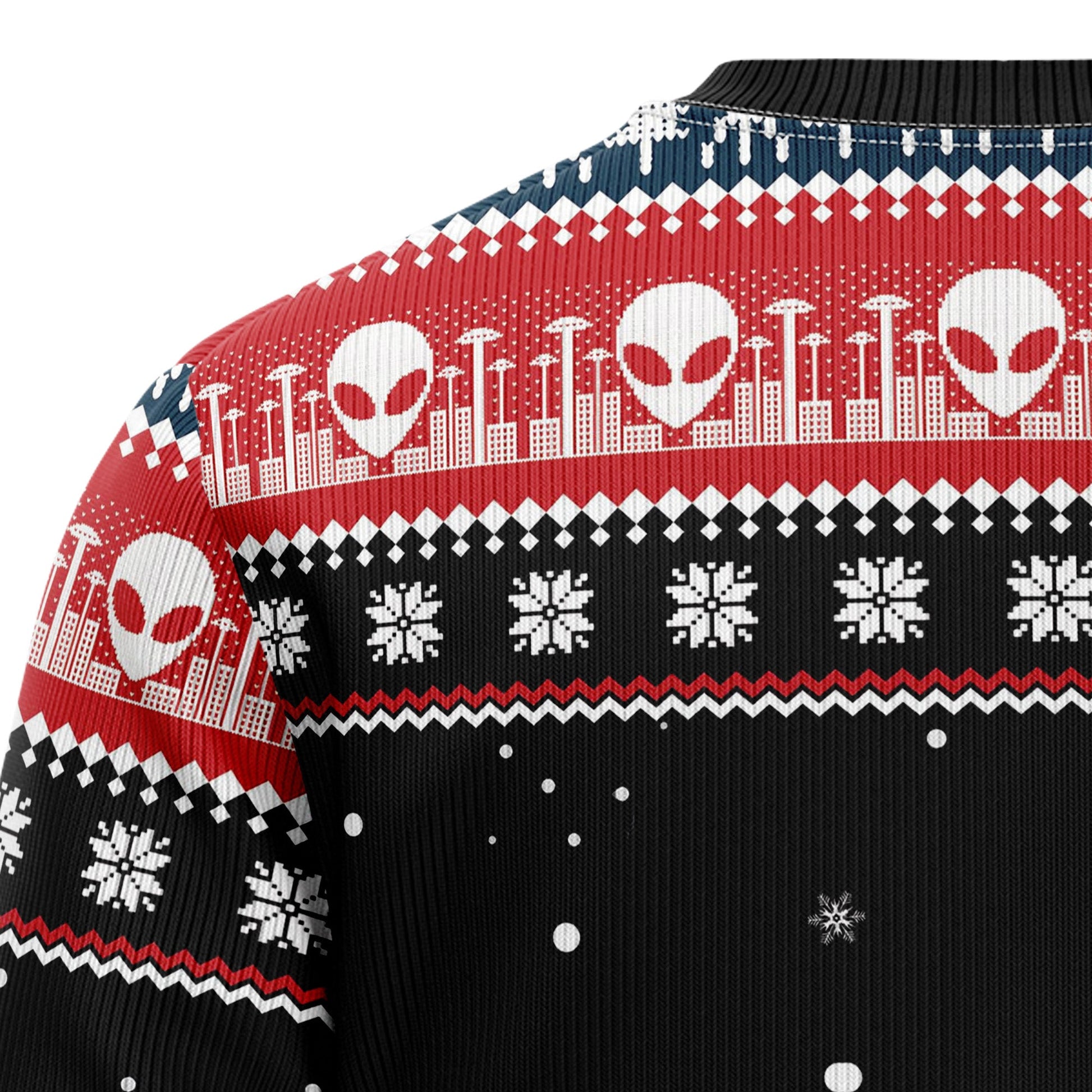 litzzy Alien Christmas T1611 Ugly Christmas Sweater -  Best Gift For Christmas, Noel Malalan - Christmas Signature sweater   