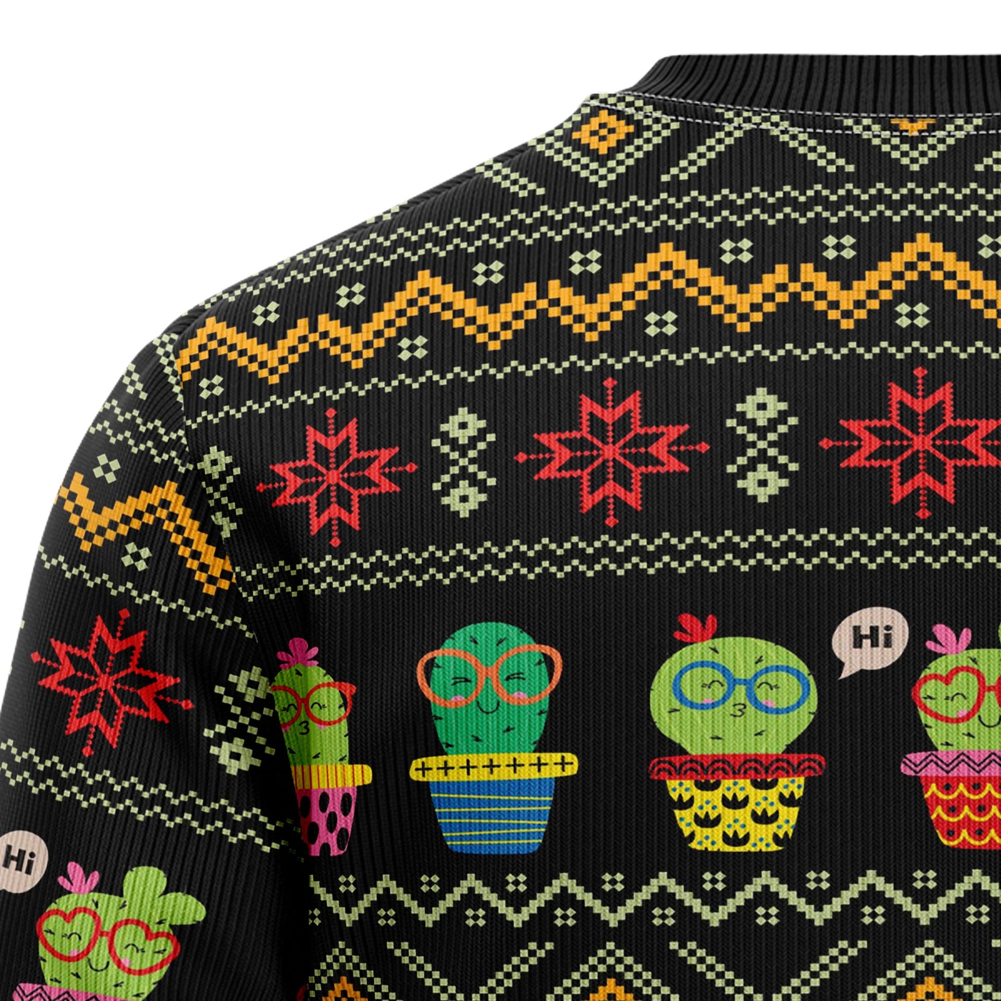litzzy Cactus Xmas D0210 Ugly Christmas Sweater -  Best Gift For Christmas, Noel Malalan - Christmas Signature sweater   