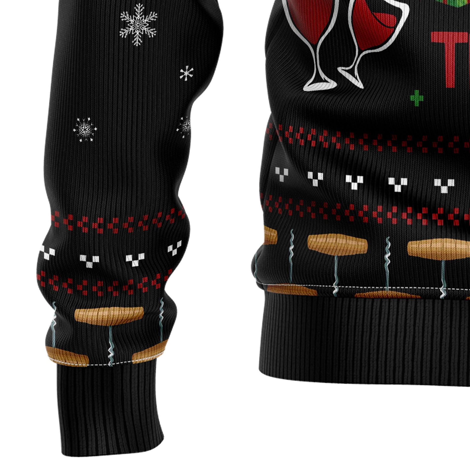 litzzy Red Wine Christmas T110 Ugly Christmas Sweater -  Best Gift For Christmas, Noel Malalan - Christmas Signature sweater   