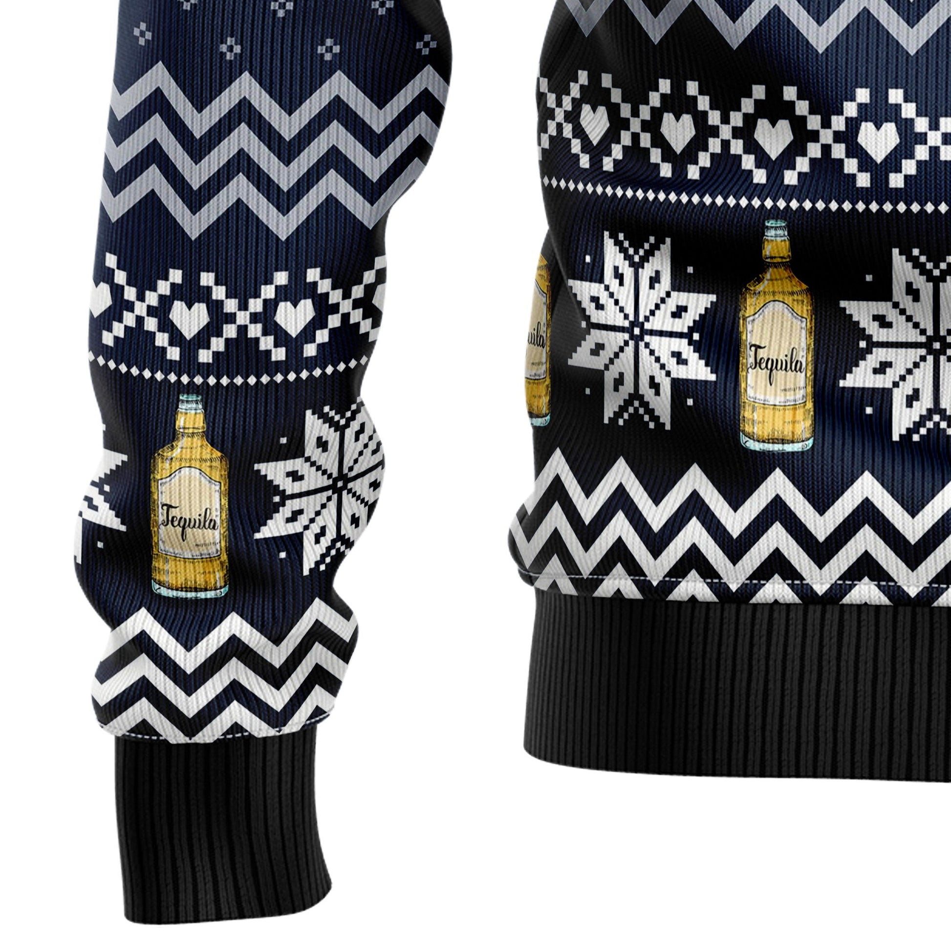 litzzy Tequila My Blood Type TY1610 Ugly Christmas Sweater -  Best Gift For Christmas, Noel Malalan - Christmas Signature sweater   