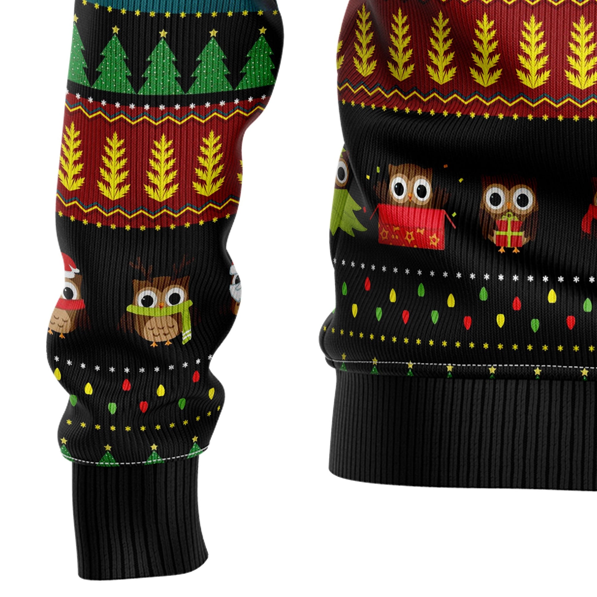 litzzy Owl Christmas Tree HZ102106 Ugly Christmas Sweater -  Best Gift For Christmas, Noel Malalan - Christmas Signature sweater   