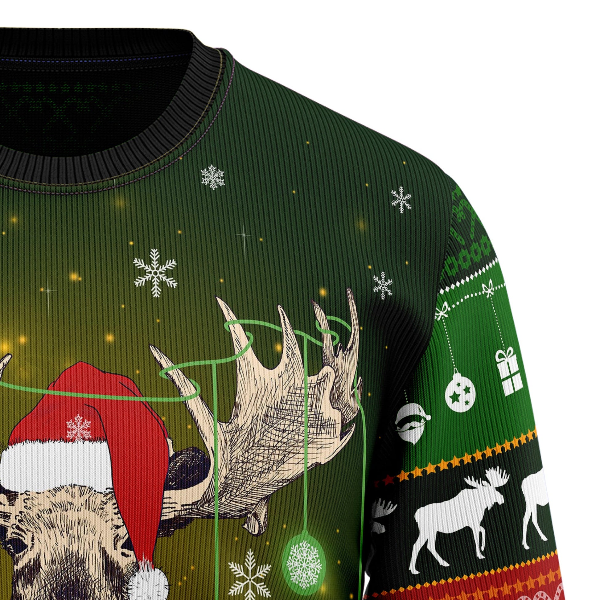 litzzy Merry ChristMoose TY2710 Ugly Christmas Sweater -  Best Gift For Christmas, Noel Malalan - Christmas Signature sweater   