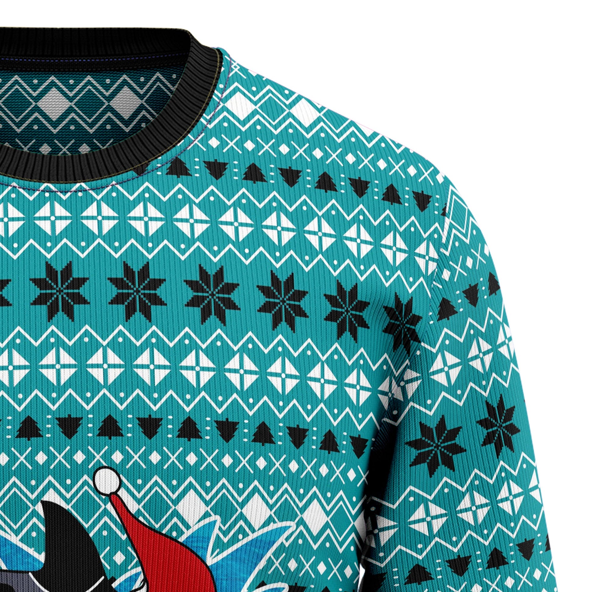 litzzy Love Oracle Whale G51022 Ugly Christmas Sweater -  Best Gift For Christmas, Noel Malalan - Christmas Signature sweater   