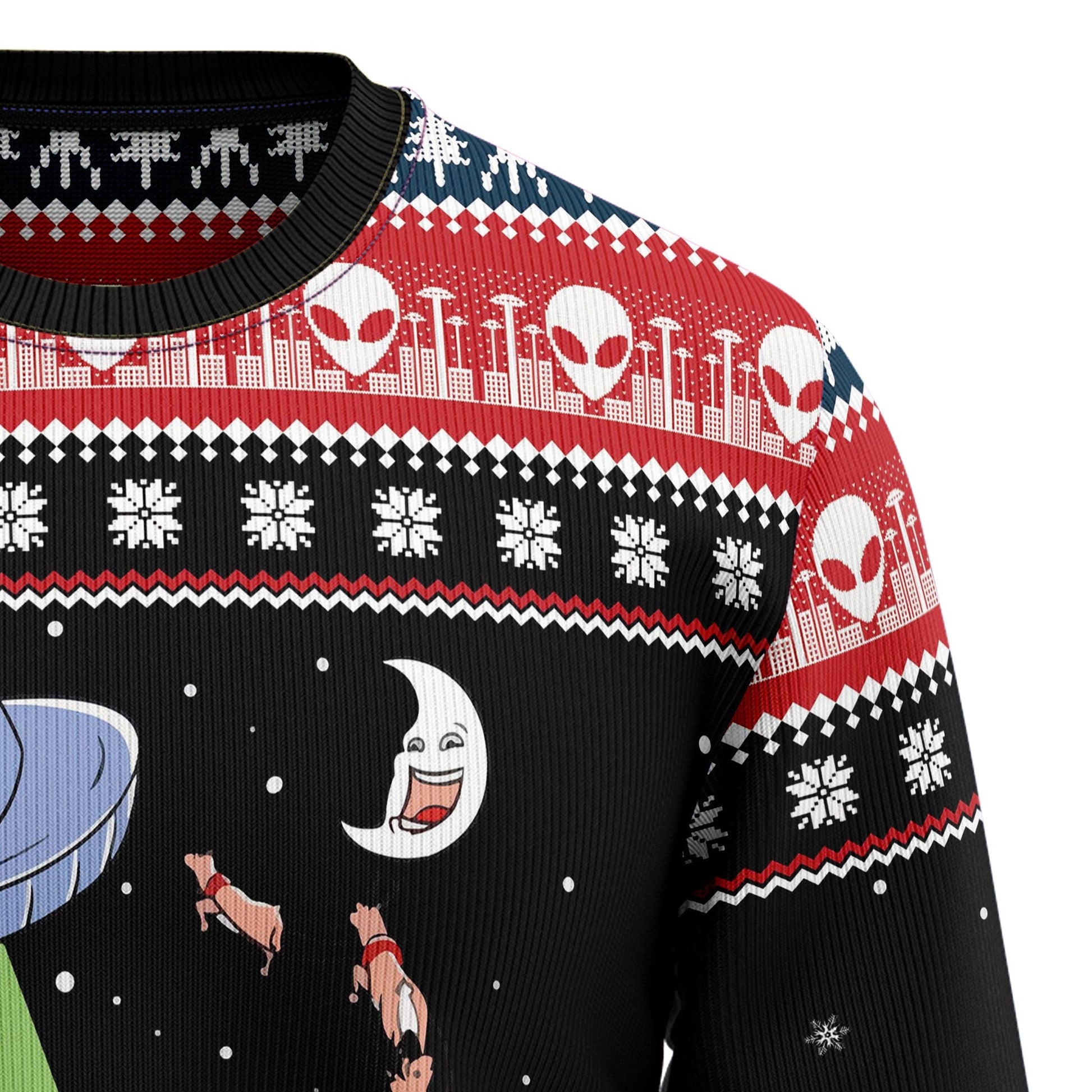 litzzy Alien Christmas T1611 Ugly Christmas Sweater -  Best Gift For Christmas, Noel Malalan - Christmas Signature sweater   