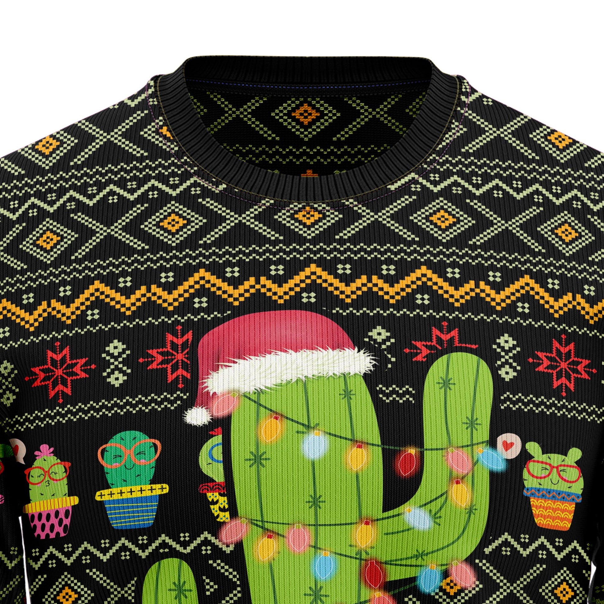 litzzy Cactus Xmas D0210 Ugly Christmas Sweater -  Best Gift For Christmas, Noel Malalan - Christmas Signature sweater   