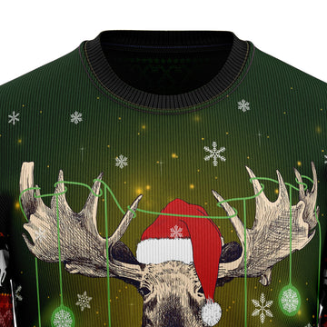 litzzy Merry ChristMoose TY2710 Ugly Christmas Sweater -  Best Gift For Christmas, Noel Malalan - Christmas Signature sweater   