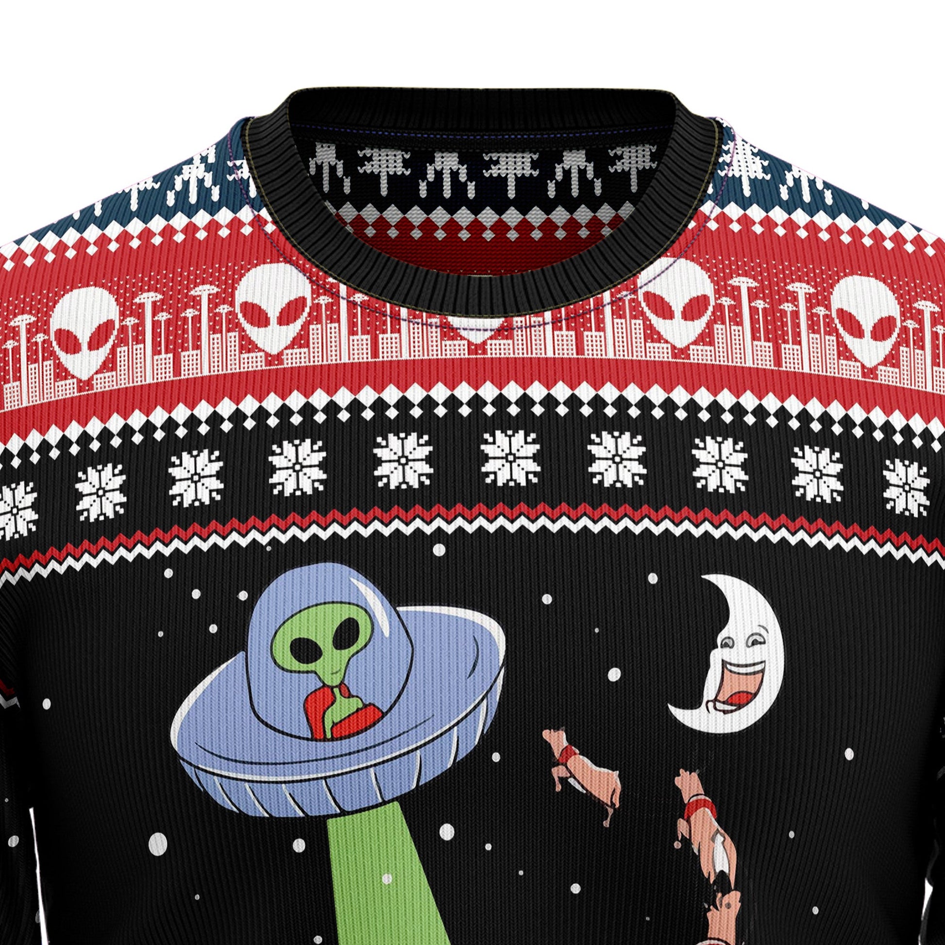litzzy Alien Christmas T1611 Ugly Christmas Sweater -  Best Gift For Christmas, Noel Malalan - Christmas Signature sweater   