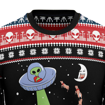 litzzy Alien Christmas T1611 Ugly Christmas Sweater -  Best Gift For Christmas, Noel Malalan - Christmas Signature sweater   