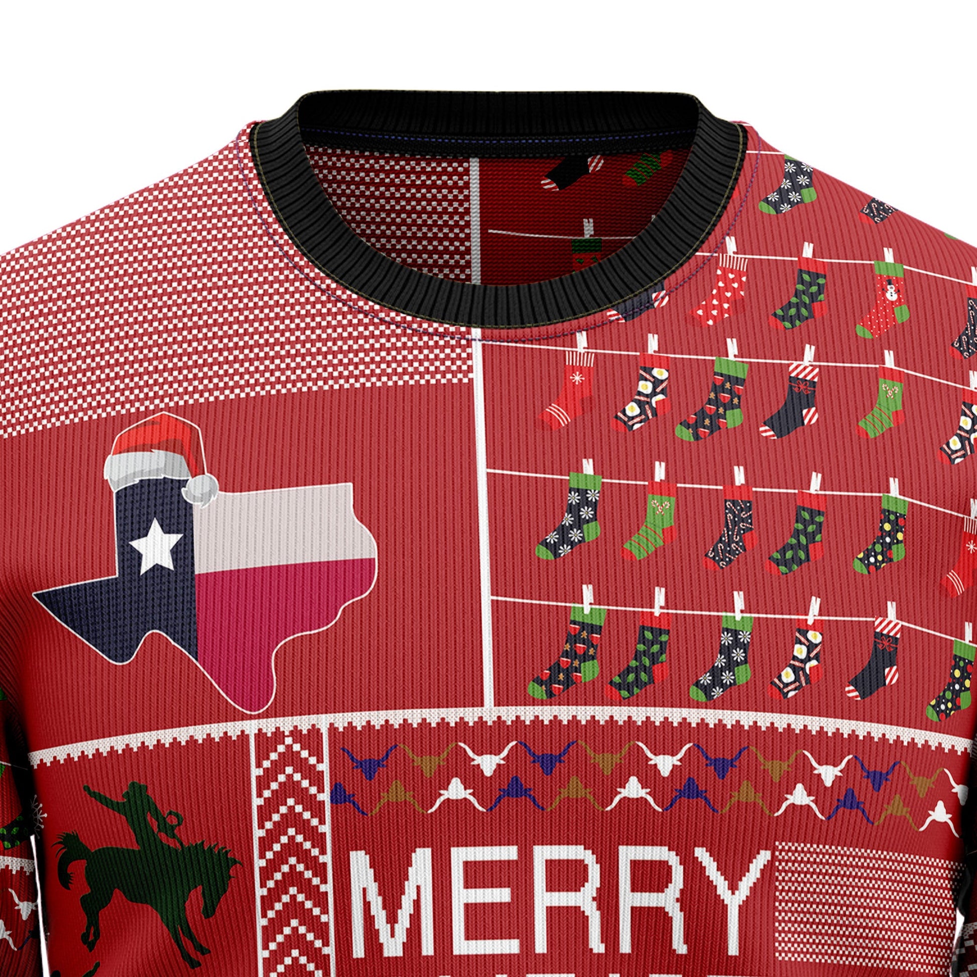 litzzy Texas Merry Christmas T2110 Ugly Christmas Sweater -  Best Gift For Christmas, Noel Malalan - Christmas Signature sweater   