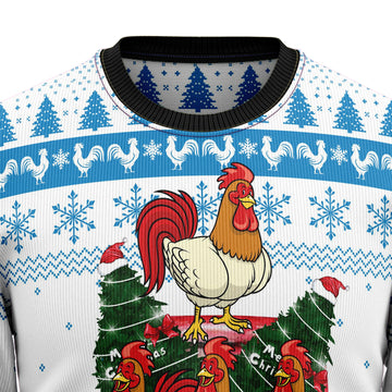 litzzy Chicken Life TG51026 Ugly Christmas Sweater -  Best Gift For Christmas, Noel Malalan - Christmas Signature sweater   