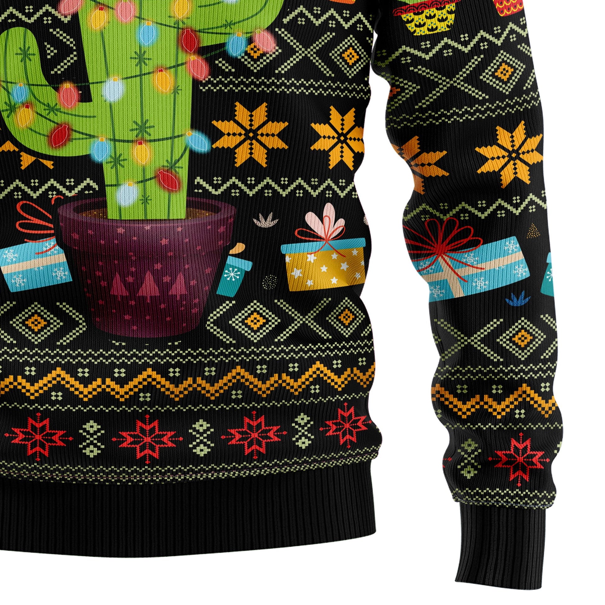 litzzy Cactus Xmas D0210 Ugly Christmas Sweater -  Best Gift For Christmas, Noel Malalan - Christmas Signature sweater   