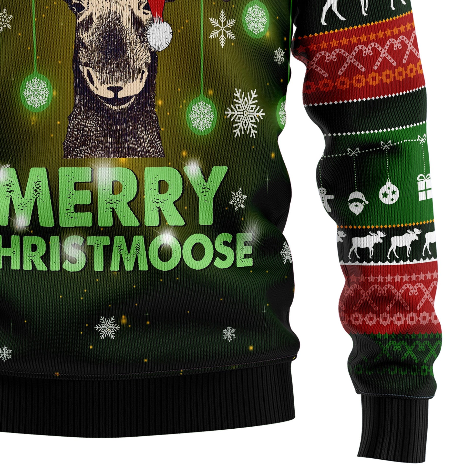 litzzy Merry ChristMoose TY2710 Ugly Christmas Sweater -  Best Gift For Christmas, Noel Malalan - Christmas Signature sweater   