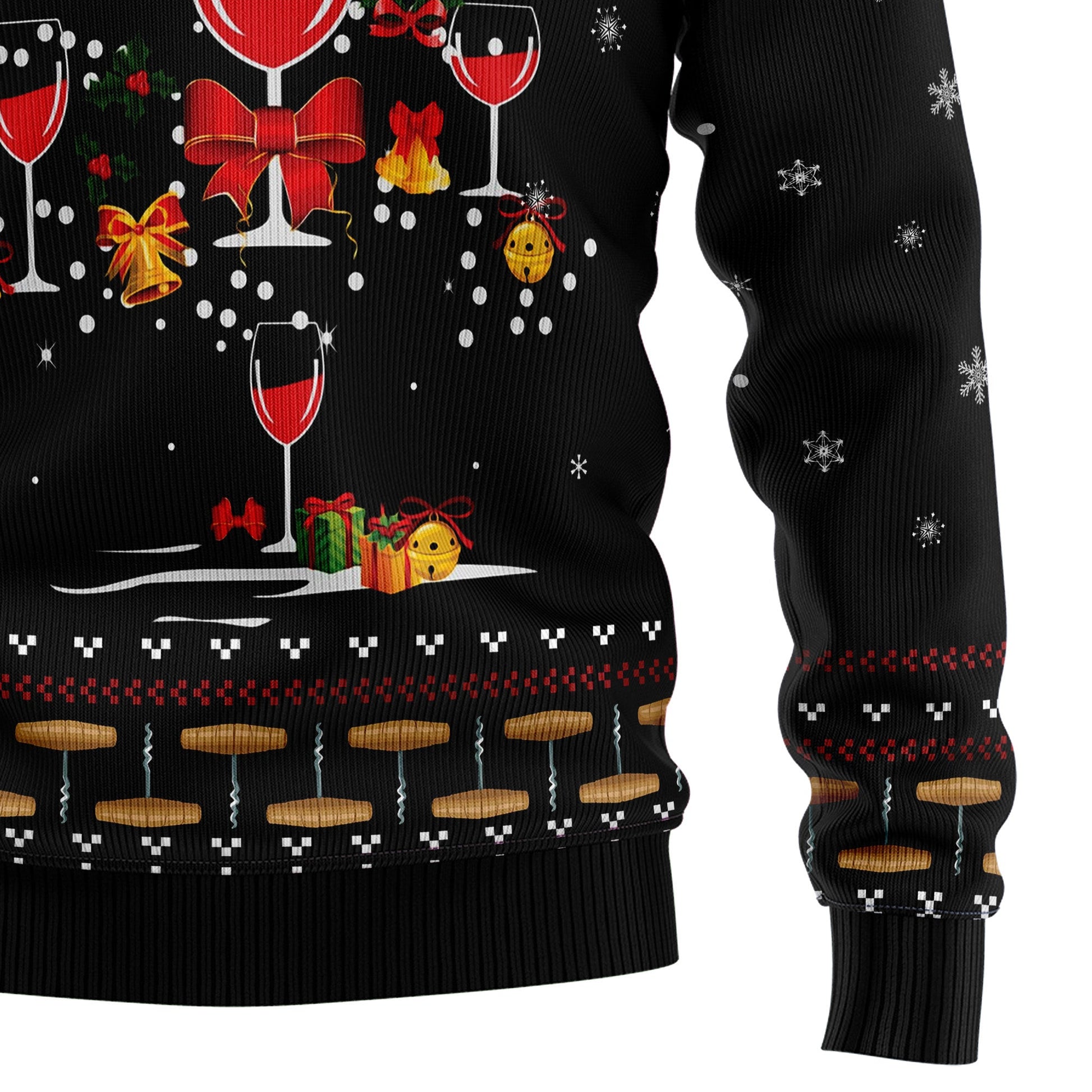 litzzy Red Wine Christmas T110 Ugly Christmas Sweater -  Best Gift For Christmas, Noel Malalan - Christmas Signature sweater   