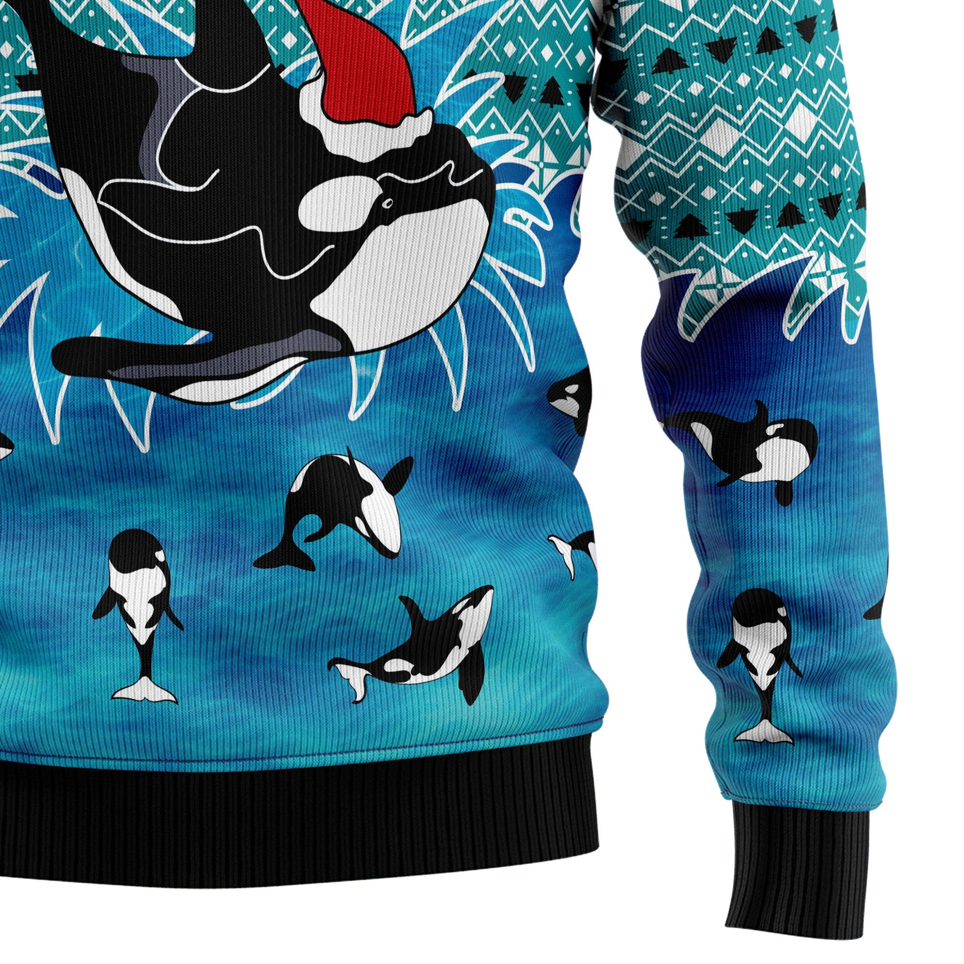 litzzy Love Oracle Whale G51022 Ugly Christmas Sweater -  Best Gift For Christmas, Noel Malalan - Christmas Signature sweater   