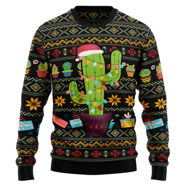 litzzy Cactus Xmas D0210 Ugly Christmas Sweater -  Best Gift For Christmas, Noel Malalan - Christmas Signature sweater   