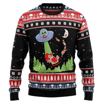 litzzy Alien Christmas T1611 Ugly Christmas Sweater -  Best Gift For Christmas, Noel Malalan - Christmas Signature sweater   