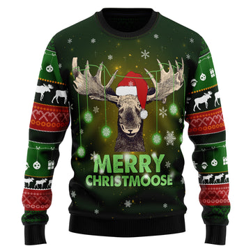 litzzy Merry ChristMoose TY2710 Ugly Christmas Sweater -  Best Gift For Christmas, Noel Malalan - Christmas Signature sweater   