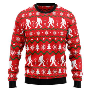 litzzy Bigfoot HZ92801 Ugly Christmas Sweater -  Best Gift For Christmas, Noel Malalan - Christmas Signature sweater   