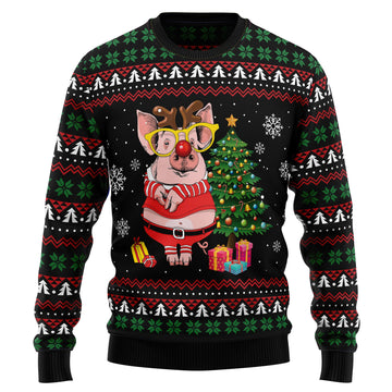 litzzy Pig Gorgeous Reindeer HZ102102 Ugly Christmas Sweater -  Best Gift For Christmas, Noel Malalan - Christmas Signature sweater   