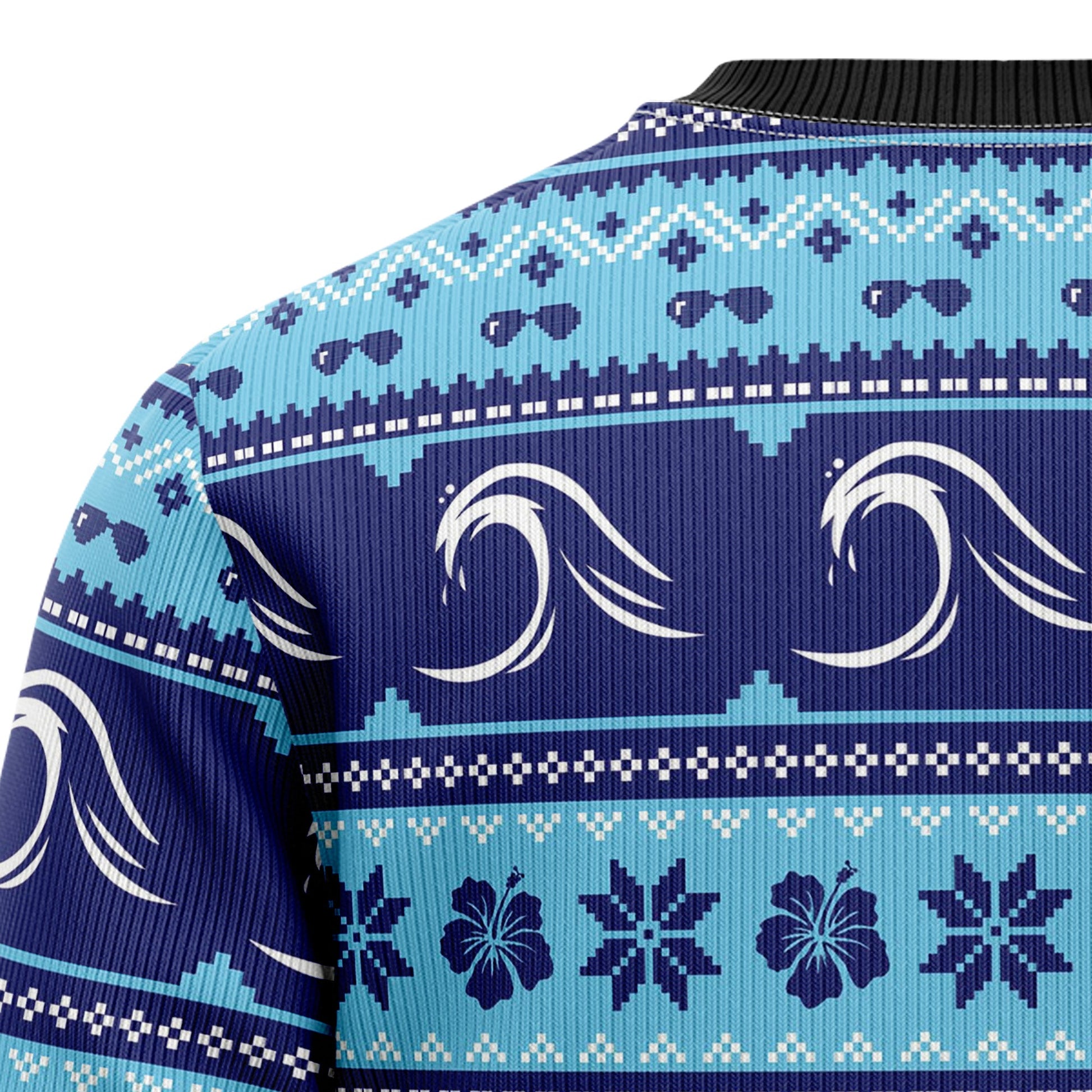 litzzy Dolphin Flippin' Christmas T0311 Ugly Christmas Sweater -  Best Gift For Christmas, Noel Malalan - Christmas Signature sweater   