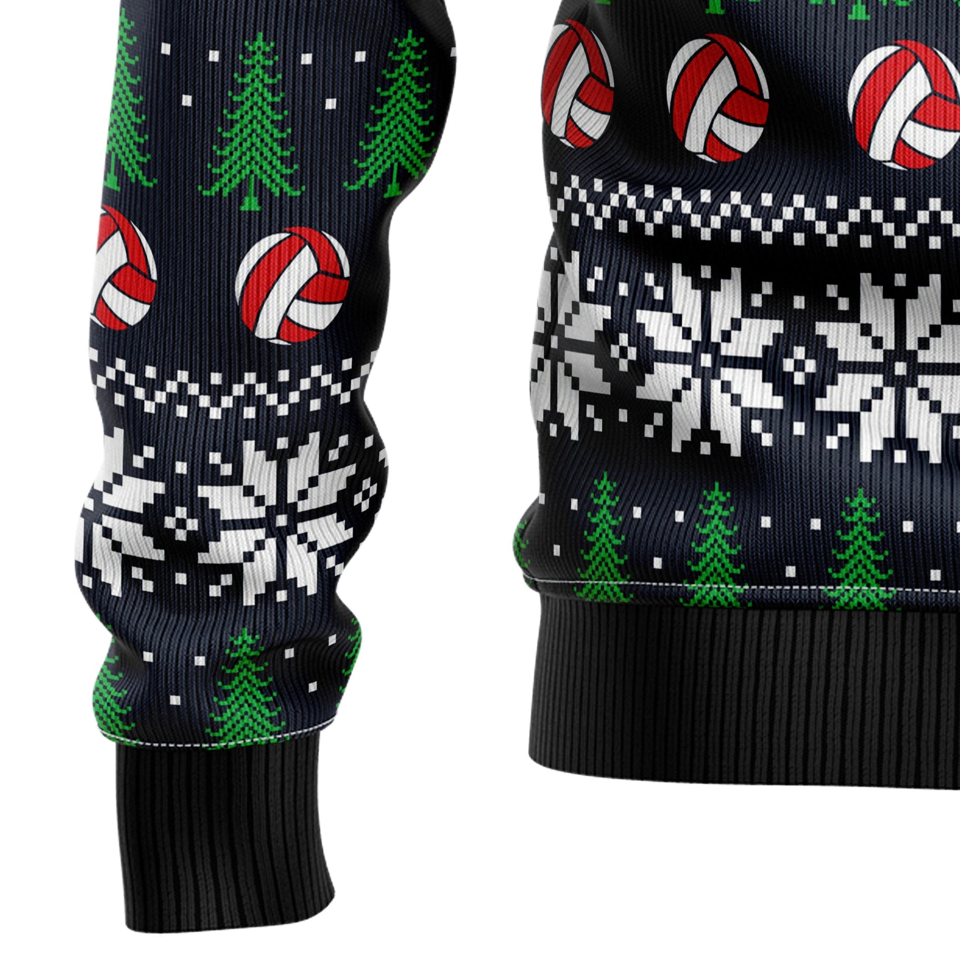 litzzy Holly Volley Volleyball HZ102615 Ugly Christmas Sweater -  Best Gift For Christmas, Noel Malalan - Christmas Signature sweater   