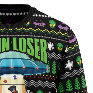 litzzy Alien Get In Loser TY1310 Ugly Christmas Sweater -  Best Gift For Christmas, Noel Malalan - Christmas Signature sweater   