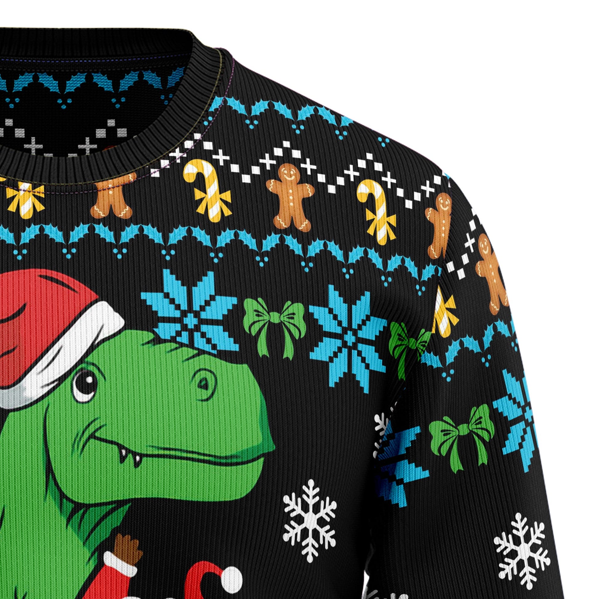 litzzy Dinosaur HZ102613 Ugly Christmas Sweater -  Best Gift For Christmas, Noel Malalan - Christmas Signature sweater   