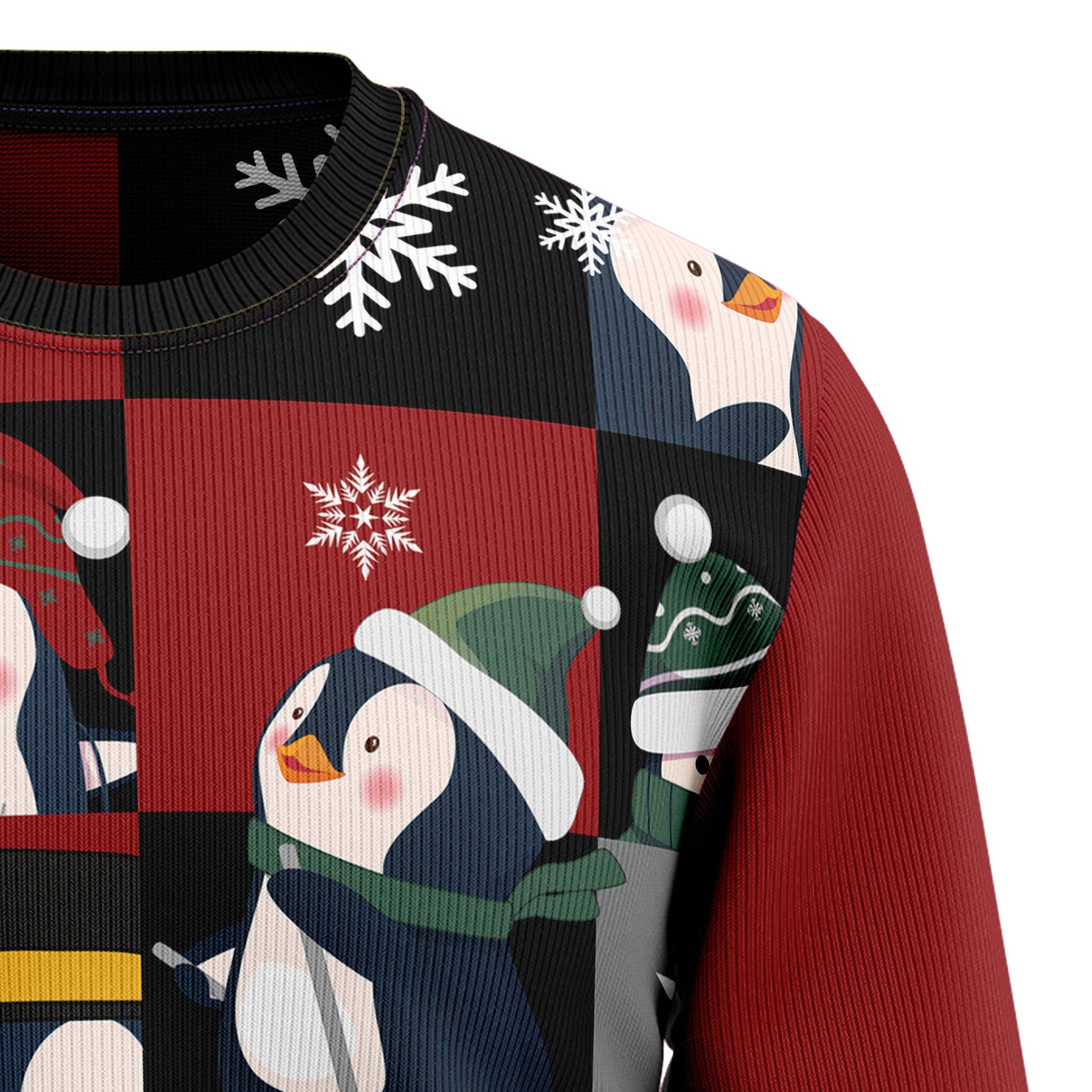 litzzy Cute Penguin HZ92411 Ugly Christmas Sweater -  Best Gift For Christmas, Noel Malalan - Christmas Signature sweater   
